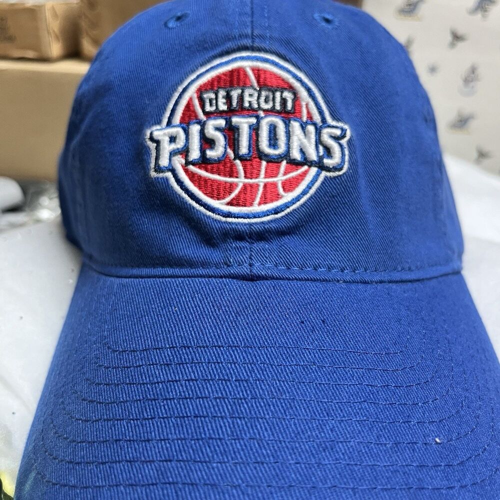 Detroit Pistons Hat Cap Adjustable Strapback Basketball